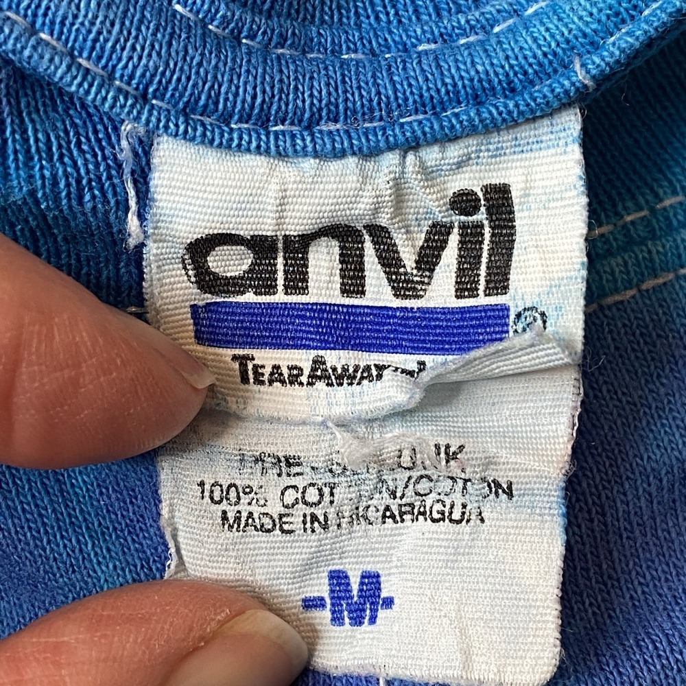 Y2K Anvil Grateful Dead Dancing Bear Tie-Dye Tee‎ Adult M Hippie Festival Rock - Picture 7 of 10